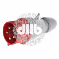 Вилка кабельная переносная 32А 2К+З 380В IP44