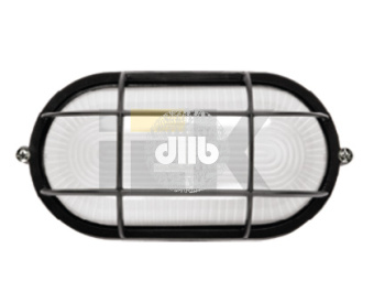Светильник НПП-100w овальный с решеткой IP54