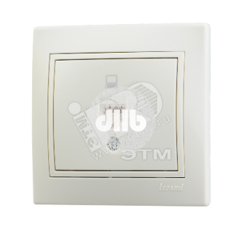 MIRA Розетка компьютерная RJ45 х 1 бежевая