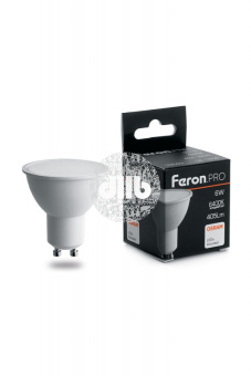 Лампа светодиодная LED 6вт 230в GU10 дневной Feron.PRO OSRAM
