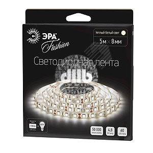 Лента светодиодная LS3528-60LED-IP20-WW-5m (50/1200) ЭРА