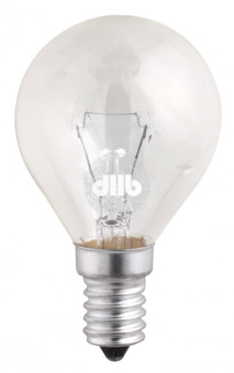 Лампа накаливания P45 240V 60W E14 clear