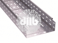 Лоток перфорированный 100х80х3000 RAL8017