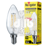 Лампа светодиодная LED 6вт Е14 белый свеча FILAMENT