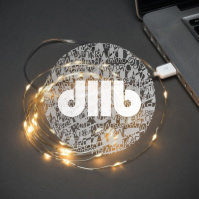 Гирлянда Роса 10 м, 100 LED, USB, теплое белое свечение NEON-NIGHT