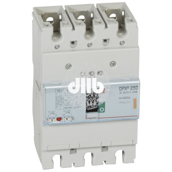 Выключатель автоматический DPX3 250 3P 200А 25kA