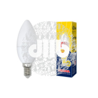 Лампа светодиодная LED-C37-11W/WW/E14/FR/NR Форма свеча, матовая. Серия Norma. Теплый белый свет (30