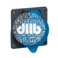 Розетка встраиваемая IP44 3К+H+З 230v 16А Hypra