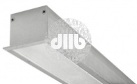 Анодированный алюминиевый профиль с матовым       рассеивателем PROFILE R02 2500мм