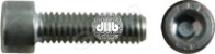 Болт DIN912 М6х50 внутренний шестигранник оцинкованный (100 шт)