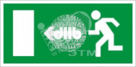 Пиктограмма 093 Выход прямо левосторонний (335х165) РС-T