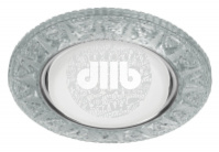 DK LD22 SL/WH Точечные светильники ЭРА декор cо светодиодной подсветкой Gx53, прозрачный