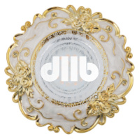 DLS-A105 GU5.3 CHROME/BEIGE+GOLD Светильник декоративный встраиваемый, серия Arno. Без лампы, цоколь
