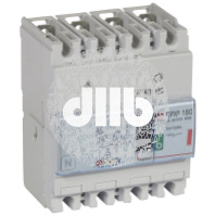 Выключатель автоматический четырехполюсный DPX3 160 125А 36кА