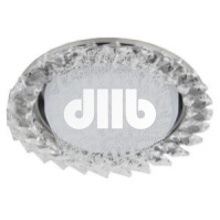 Светильник под лампу Gx53, 220V,13W, хром/прозрачный DK86 CH/WH  ЭРА