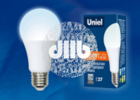 Лампа светодиодная низковольтная LED 10вт, E27,12-24В, белый, А60, матовая UNIEL
