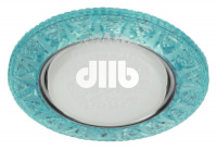 DK LD22 BL/WH Точечные светильники ЭРА декор cо светодиодной подсветкой Gx53, голубой
