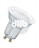 Лампа светодиодная LED 4,3Вт GU10 PARATHOM PAR16 (замена 50Вт),120°,теплый белый свет Osram