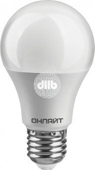 Лампа светодиодная LED 10вт E27 белый PROMO ОНЛАЙТ