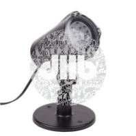 LED проектор, белые снежинки,  220В