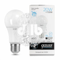 Лампа светодиодная LED 20вт 230в Е27 дневной Elementary Gauss