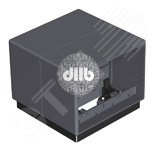 Напольный бокс Telitank 118x118x97 мм (полиамид, серый)