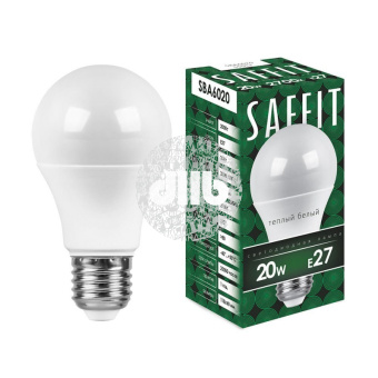 Лампа светодиодная LED 20вт Е27 теплый