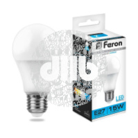 Лампа светодиодная LED 15вт Е27 дневной
