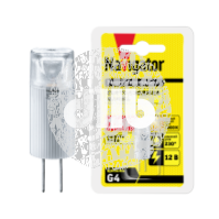 Лампа светодиодная LED 1.5вт 12в G4 тепло-белая капсульная