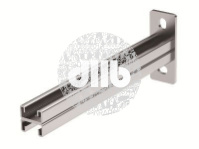 Консоль двойная, 41х21 мм, осн. 300, INOX 304