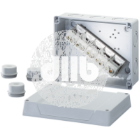 Коробка клеммная 5-полюсная 10-35 кв.мм 160х200х98 IP55/IP65 серая