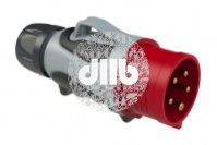 70153-6tt PCE Вилка-Фазоинвертор кабельный 16A/400V/3P+N+E/IP44/54 GRIP Turbo Twist