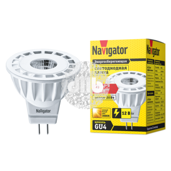 Лампа светодиодная LED 3вт 12в GU4 тепло-белый