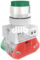 Кнопка зеленая ABLFP 22мм 220В ВK-22