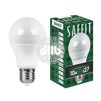 Лампа светодиодная LED 10вт Е27 теплый