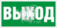 Пиктограмма Выход ПЭУ 010 (335х165) PC-M (2шт)