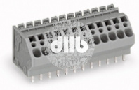 51142278 TERM.STRIP W/O FIX/FLANGE 3-POLE GRY (745-103)