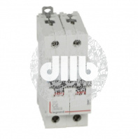 Выключатель автоматический двухполюсный 6А С DX3 6kA/10kA