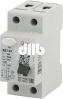 УЗО ВД1-63 Электромеханическое 1P+N 16А 10mA NO-902-65 Pro ЭРА