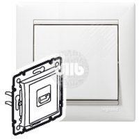 VALENA Розетка HDMI белая