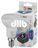 Лампа светодиодная Эра LED R50-6W-840-E14 (диод, рефлектор, 6Вт, нейтр, E14)