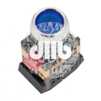 Кнопка ABLFS-22 с подсветкой синий NO+NC 230В PROxima
