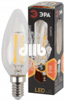 Лампа светодиодная филаментная F-LED B35-5W-827-E14 (филамент, свеча, 5Вт, тепл, E14 (10/100/5000) Э