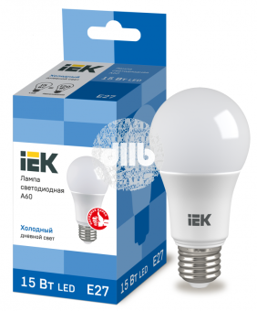 Лампа светодиодная LED 15вт Е27 дневной ECO