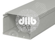 Распределительный кабельный канал LK4 80x120x2000 мм (ПВХ, серый)