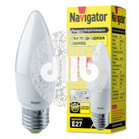 Лампа светодиодная LED 7вт E27 белый матовая свеча