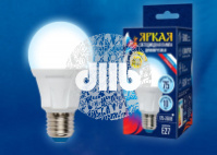 LED-A60 10W/6500K/E27/FR/DIM PLP01WH Лампа светодиодная, диммируемая. Форма «А», матовая. Серия Ярка