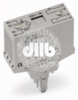 Модуль-вставка с реле 6А 24V DC