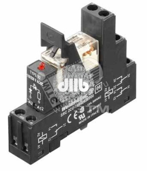 Реле безопасности RCLKIT 24VDC 1CO LED GN