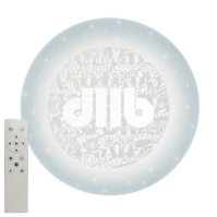 ULI-D214 72W/SW/50 SATURN Cветильник светодиодный накладной. Диммируемый. Пульт ДУ (в/к). Теплый све